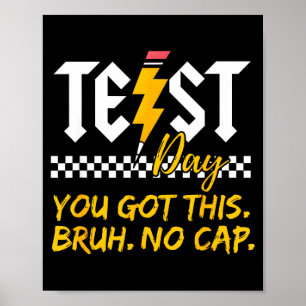 Poster Motivation Jour de Test Staats Examen T'as Ca Mec