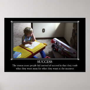 Poster Motivation : succès