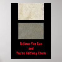 Motivational Croyez que vous pouvez être à mi-chem
