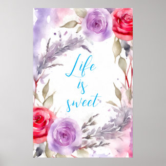 Poster Motivational Watercolor Wall Art 7
