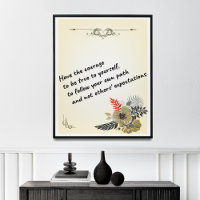 Poster Motivationnel, Affirmation Positive,