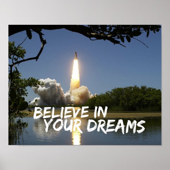 Poster Motivationnel - Croyez En Vos Rêves (Devant)