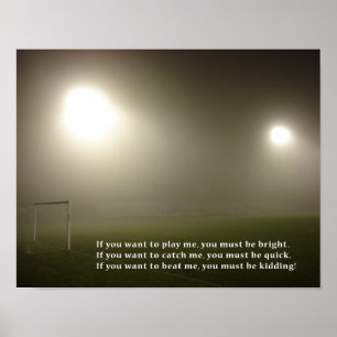 Poster Motivationnel de l'étoile de football