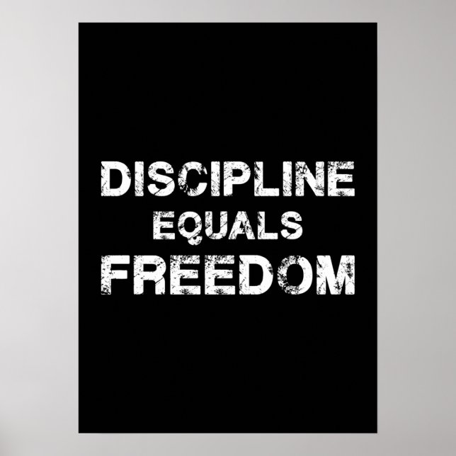 Poster motivationnel de réussite et de gymnase (Devant)