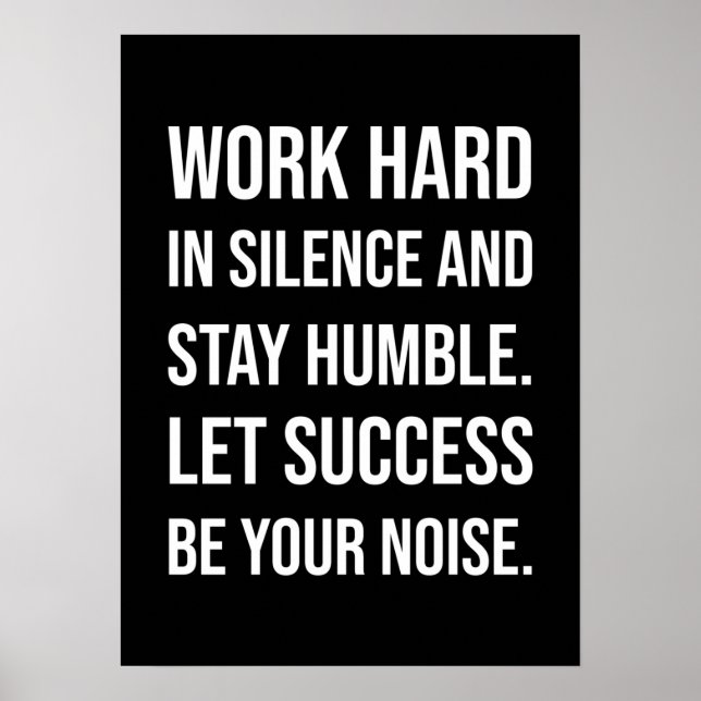 Poster motivationnel de réussite et de gymnase (Devant)