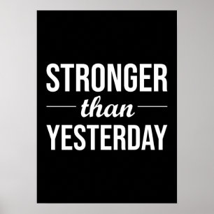 Poster motivationnel de réussite et de gymnase