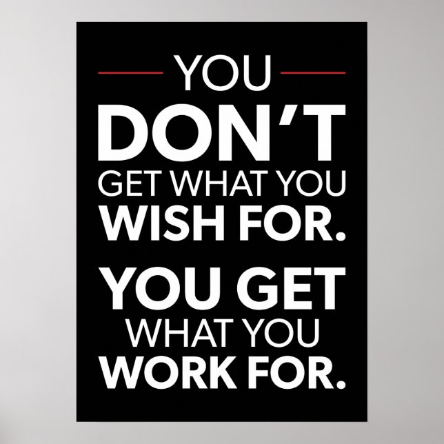 Poster motivationnel de réussite et de gymnase (Devant)