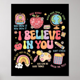 Poster Motivationnel Je Crois En Vous Étudiants Tes Ensei