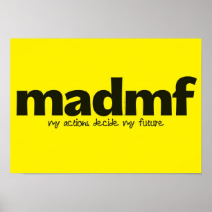 Poster Motivationnel - Mes actions Décider de mon