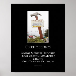 Poster Motivationnel Orthopedics