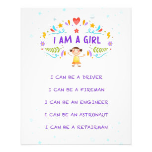 Poster motivationnel pour salle d'enfants, décorat