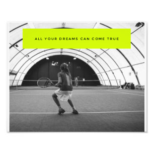 Poster Motivationnel Tennis - Inspiration