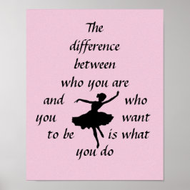 Poster "Motivierend Dancer"