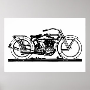 Poster Moto classique V