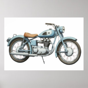 Poster Moto classique VII