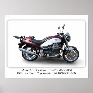 Poster Moto Guzzi Centauro Classic Moto - Taille A3