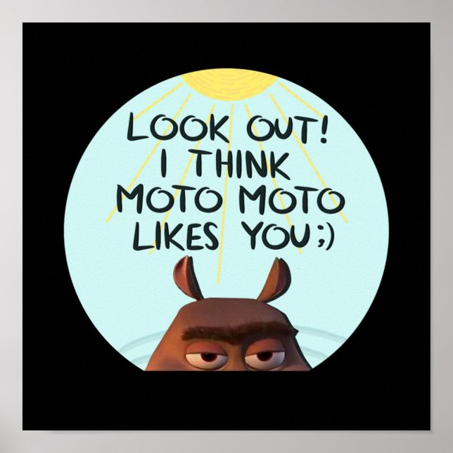 Poster Moto Moto Vous Aime (Devant)