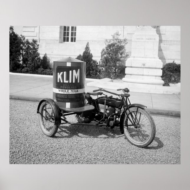 Poster Moto publicitaire, 1921 (Devant)