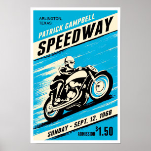 Poster Moto vintage 1968
