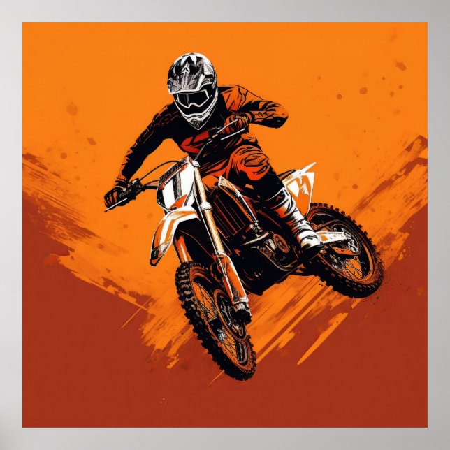 Poster Motocross (Devant)
