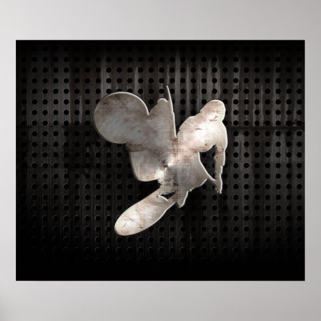 Poster Motocross Whip; Cool Black (Devant)