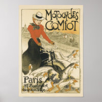 Motocycles Comiot Par Theophile Alexandre Steinlen