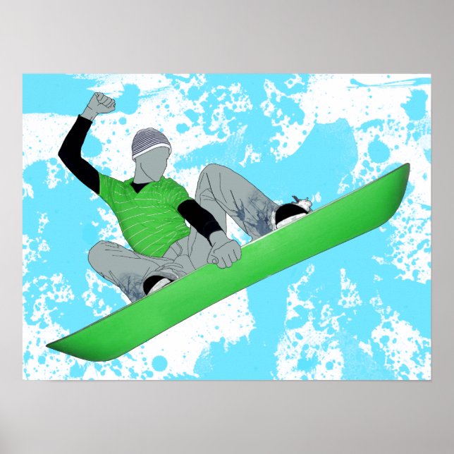 Poster motoneige. (Devant)