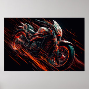 Poster Motorcycle Imprimer