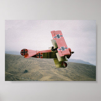 Poster Mots classiques : Fokker Dr.1 Tri-Plane