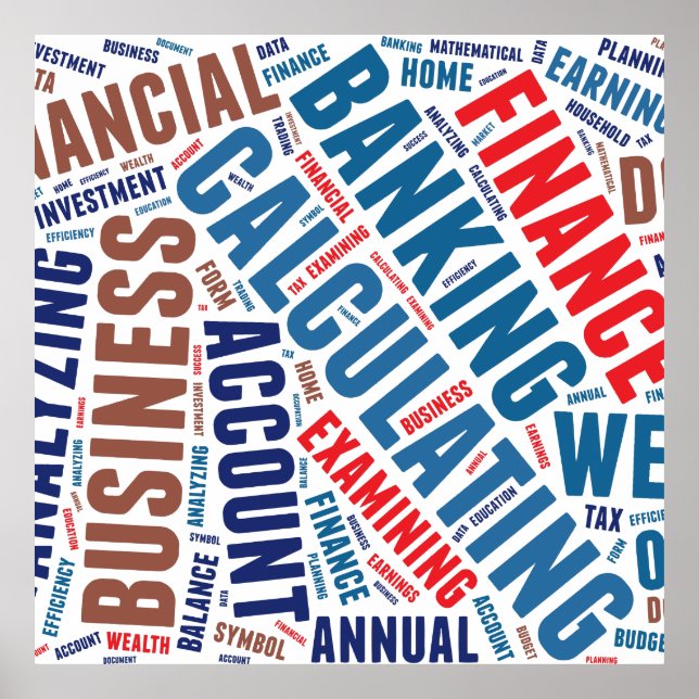 Poster Mots d'affaires (Devant)