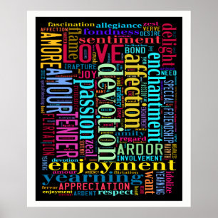Poster Mots d'amour #3