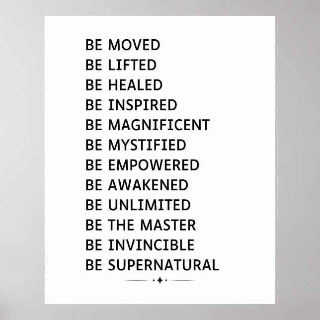 Poster Mots De Méditation Mantra Motivationnel Inspiratio (Devant)