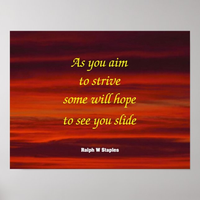 Poster Mots de sagesse (Devant)