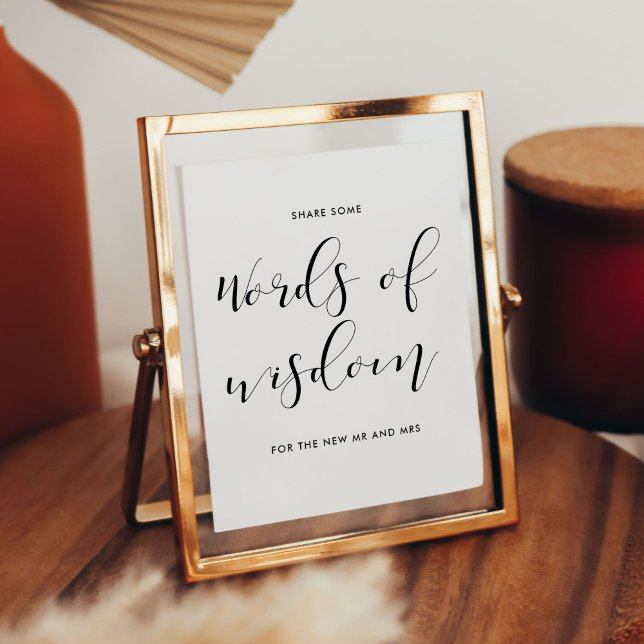 Poster Mots de sagesse signe mariage (Créateur téléchargé)