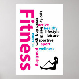 Poster Mots fitness