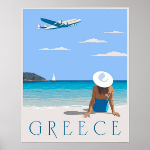 Poster Mouche vers la Grèce