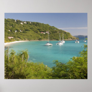 Poster Mouillages populaires pour les bateaux à louer san