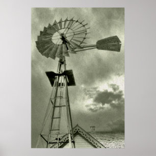 Poster Moulin à vent