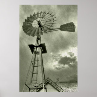 Poster Moulin à vent