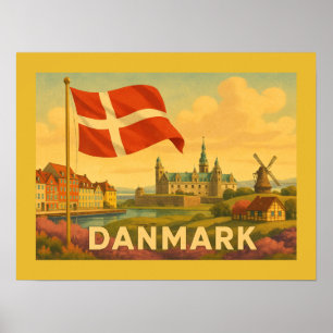 Poster Moulin à vent du château du Danemark