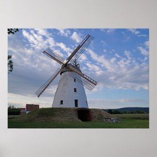 Poster Moulin à vent Veltheim
