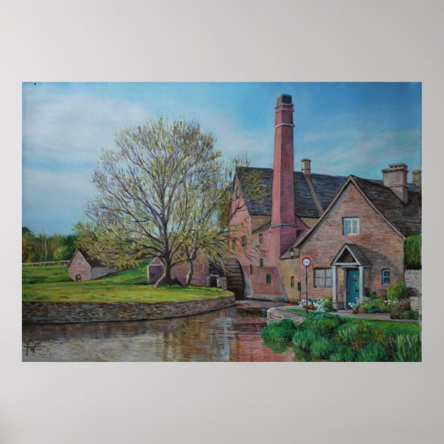 Poster Moulin en stock sur le monde (Devant)