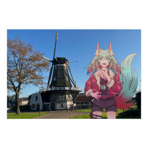 Poster Moulin VTuber, Anime