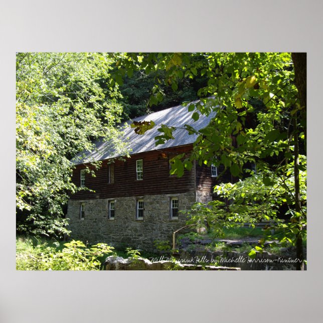 Poster Moulin Zimmerman, Minisink Hills Pa (Devant)