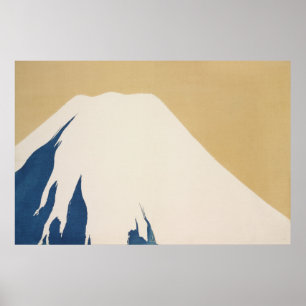 Poster Mount Fuji from Momoyogusa by Kamisaka Sekka