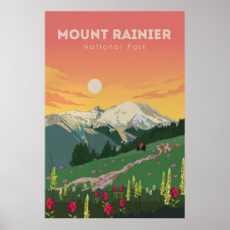 Poster Mount Rainier