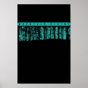 Poster Mountain Biking