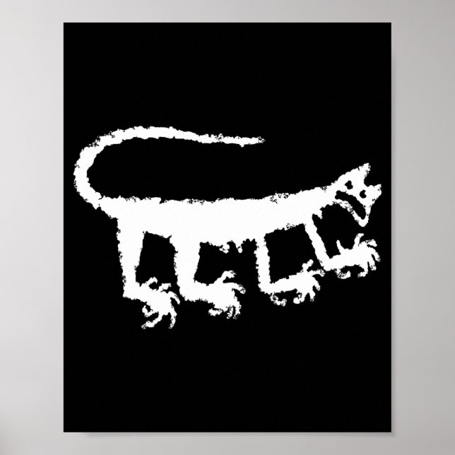 Poster Mountain Lion Petroglyph _1  (Devant)