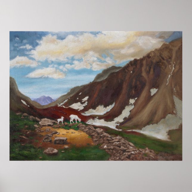 Poster Mountain Pass dans le Grand Nord (Devant)