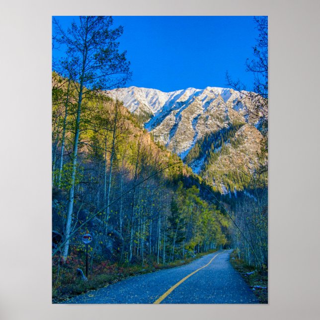 Poster Mountain Path // Rocky Mountain Sunrise (Devant)
